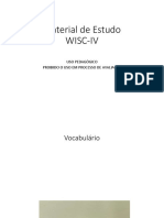 WISC-IV - Material de Estudo