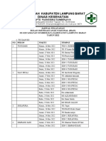 Jadwal Bian