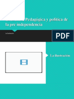 Clase 2 - Literatura Pedagógica y Política de La Pre Independencia