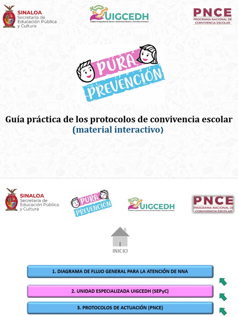 Guía de Protocolos de Convivencia Escolar | PDF | Abuso infantil ...
