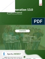 (Proposal) Local Project - Greeneration 13.0 For Community Partner