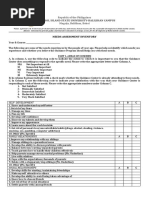 Needs Assessment Form