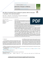 The Effects of Myofascial Release Technique For Patients With Low Back Pain A Systematic Review and Meta-Analysis