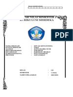 DAFTAR NILAI KURIKULUM MERDEKA kls.1B