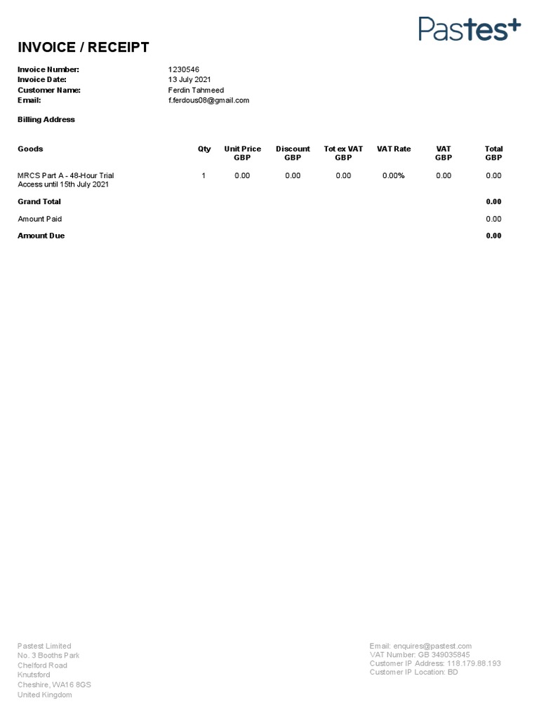 Invoice 1230546 | PDF