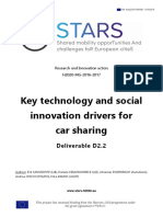 Key Technology and Social Innovation Drivers For Car Sharing
