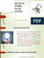 Proceso de La Auditoria Etapa de Ejecucion