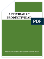 Actividad 7 - Productividad