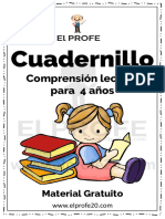 Cuadernillo Comprension Lectora 4 Años Gratis Elprofe20