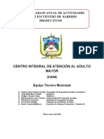 111plan de Trabajo para La Realización de Encuentro de Saberes