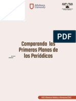 Unidad 2 - Comparando Las Primeras Planas de Los Perio Dicos