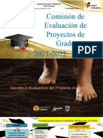 Socialización Lineamientos de Evaluación Proyectos de Grado 2021 - 2022