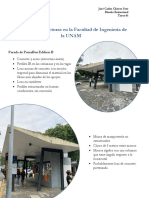Reporte de Estructuras en La Facultad de Ingeniería de La UNAM