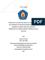 Hubungan Pelaksanaan K3 dan Pembangunan Gedung RSUPT Vertical Kupang (35