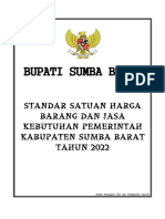 Standar Satuan Harga Tahun 2022