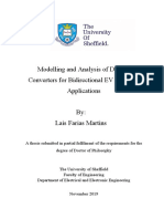 Modelling and Analysis of DC-DC Converters For Bidirectional EV Charging Applications