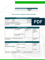 Ficha de Colecta y Etiquetado de Plantas Medicinales