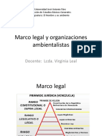 Marco Legal y Organizacional Ambiental
