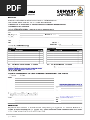 10022021Sun-U Subject Add Drop Form