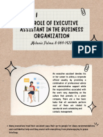 Executives' Right Hand: The Role of an Executive Assistant