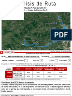 Análisis de Ruta BHOE A Pozo Corralillo 654