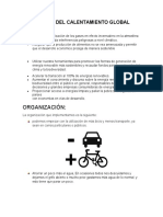 Planeación Estratégica Del Calentamiento Global