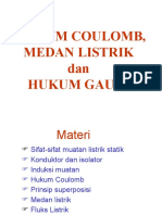 Pertemuan Minggu Ke 1 2 Muatan Listrik, Hukum Coulomb, Medan Listrik