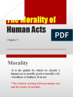 The Morality of Human Acts