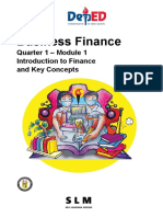 Business Finance q1m1