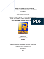Aplikasi Pengajuan Proposal Penelitian Berbasis Web pada LPPM Universitas Taman Siswa Palembang dengan Metode UML