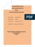 Kisi-Kisi Dan Prediksi Pas - Sejarah Indonesia - Kelas Xi
