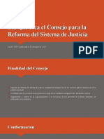 Ley Que Crea El Consejo para La Reforma Del Sistema de Justicia. 08.05.2019