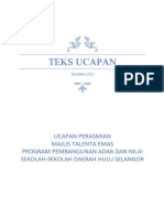 Teks Perasmian