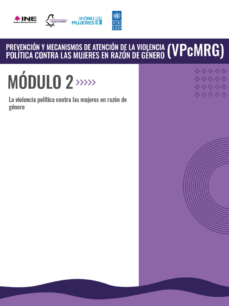 Módulo 2 - La Violencia Política Contra Las Mujeres en Razón de Género ...