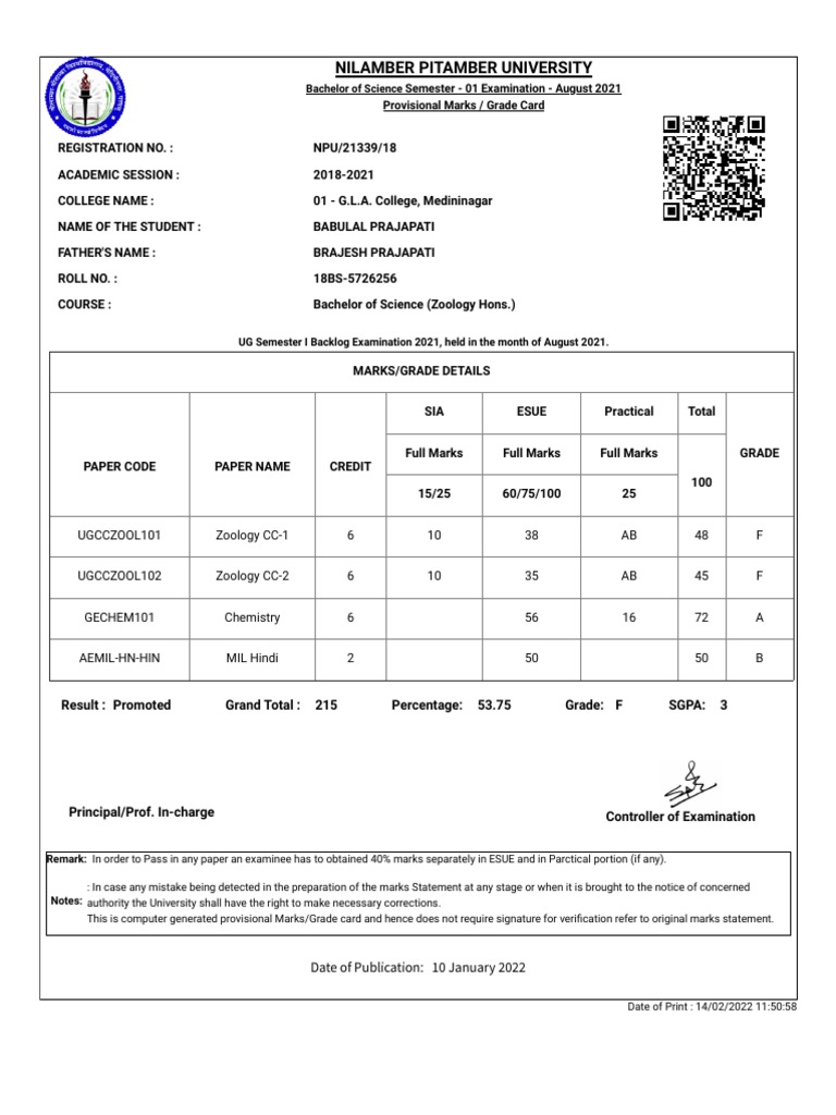 Sem 1 2021 PDF Qualifications