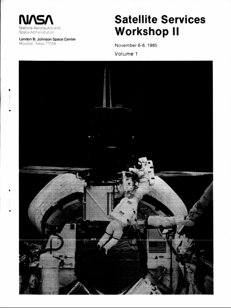 Satellite Services Workshop II Volume 1 | Download Free PDF | Nasa ...