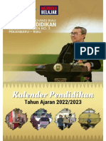 Kalender Pendidikan 2022-2023 Disdiknas Prov. Riau Ok