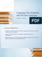 Language Development and Second Langugae