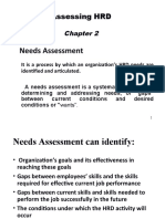 Needs Assessment: Assessing HRD