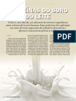 As proteínas do soro do leite e seus benefícios