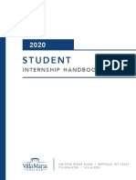 Student Internship Handbook 2020