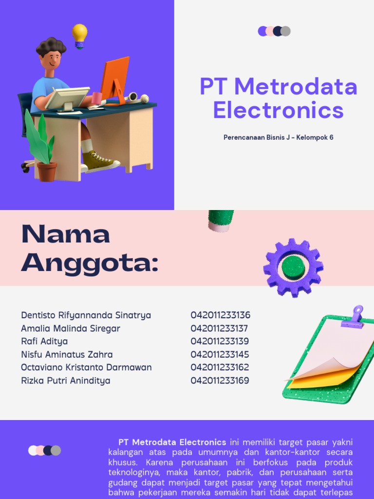 Strategi Bisnis PT Metrodata | PDF