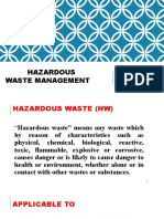 Haz Mat Management