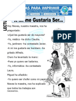 Ficha de A Mí Me Gustaría Ser para Primaria