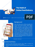 PDF Report The Habit of Online Food Delivery - Jakpat Survey Report 2022 34851