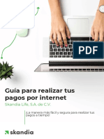 Guía pagos online Skandia