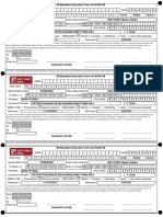 Mandate Instruction Form