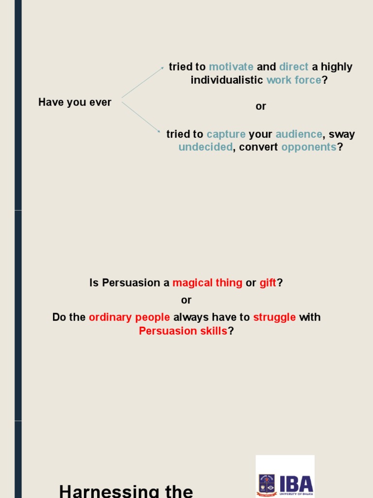 Harnessing the science of persuasion pdf persuasion psychological