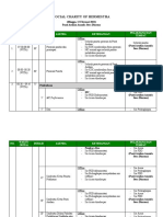 Rundown Panitia Charity