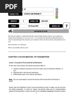 STATPROB Module 7